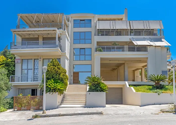 Sunny Penthouse,modern Amenities+aegean View Διαμέρισμα *